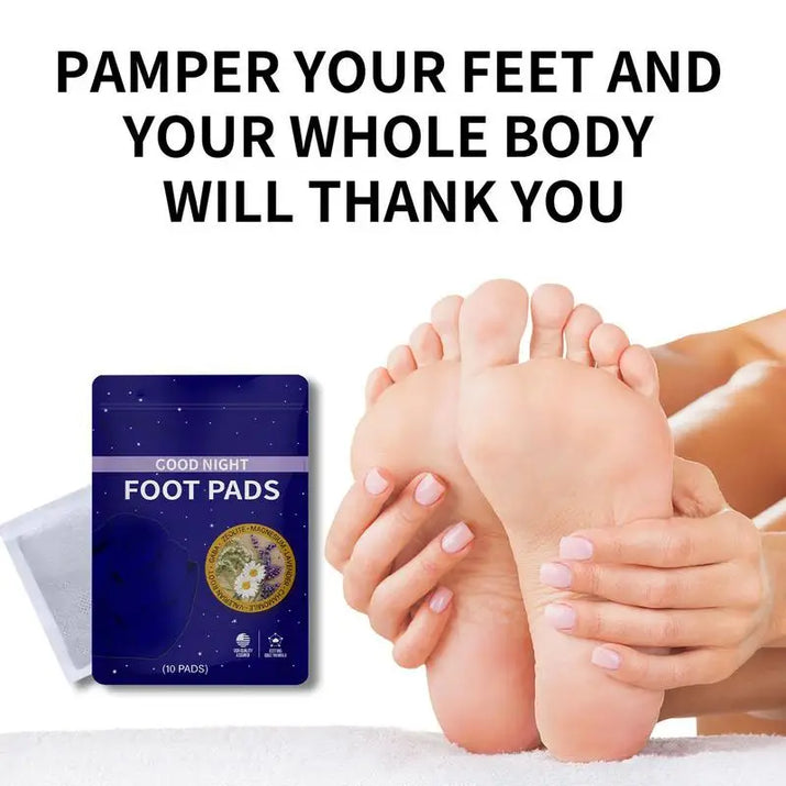 Deep Cleansing Foot Pads 10 Pairs Deep Cleansing Foot Patches Natural Sticker Odor Control Relaxation Sleeping for Adults