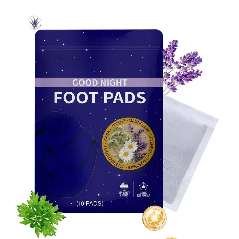 Deep Cleansing Foot Pads 10 Pairs Deep Cleansing Foot Patches Natural Sticker Odor Control Relaxation Sleeping for Adults